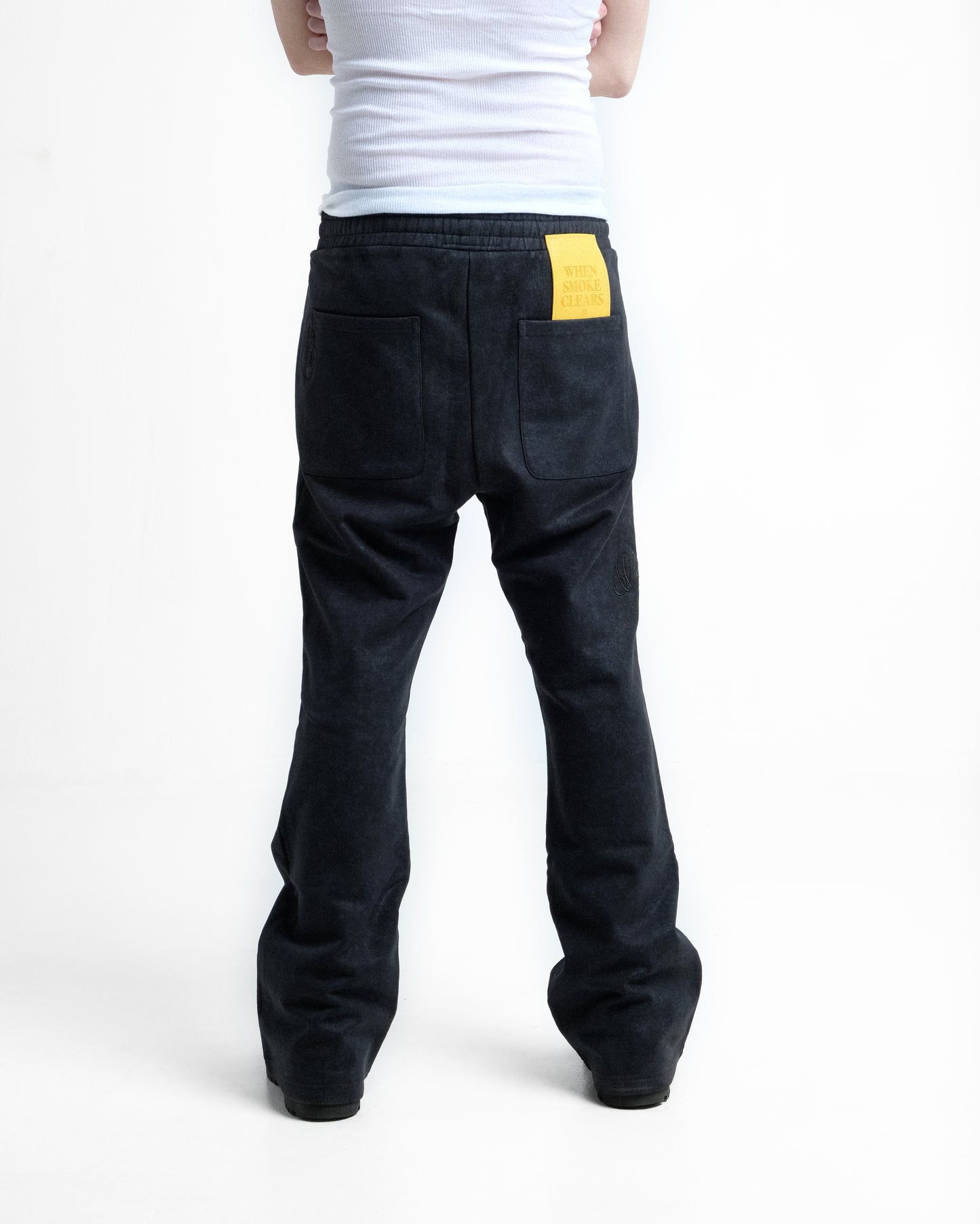 Waxed Sweatpants - Flare