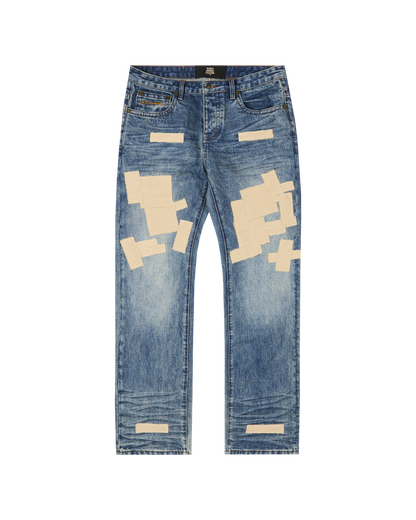 Repatched Denim