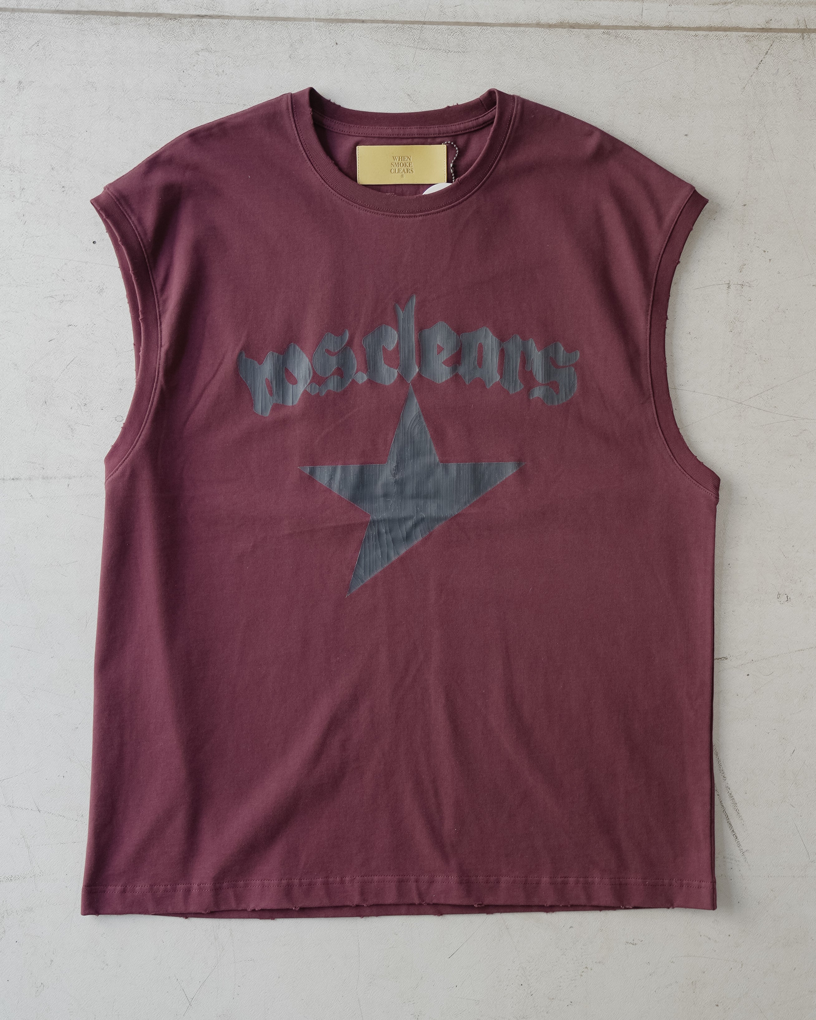 トップス WHEN SMOKE CLEARS confidence sweat setup WHENSMOKECLEARS_DIAMONDRHINEST