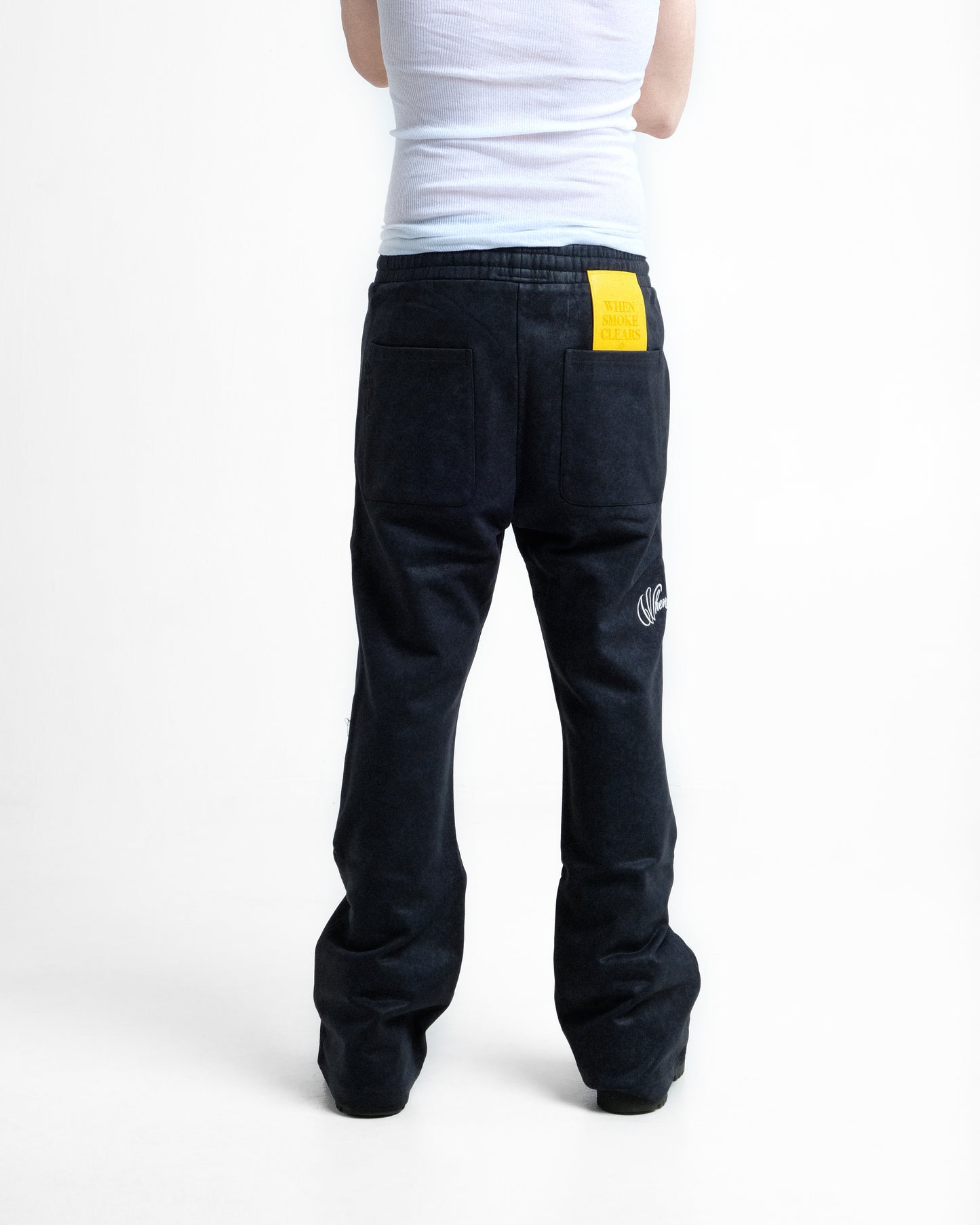 Waxed Sweatpants - Flare