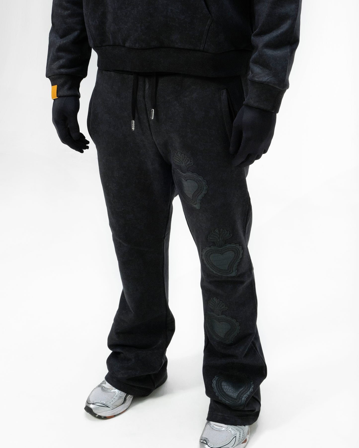 Waxed Sweatpants - Flare