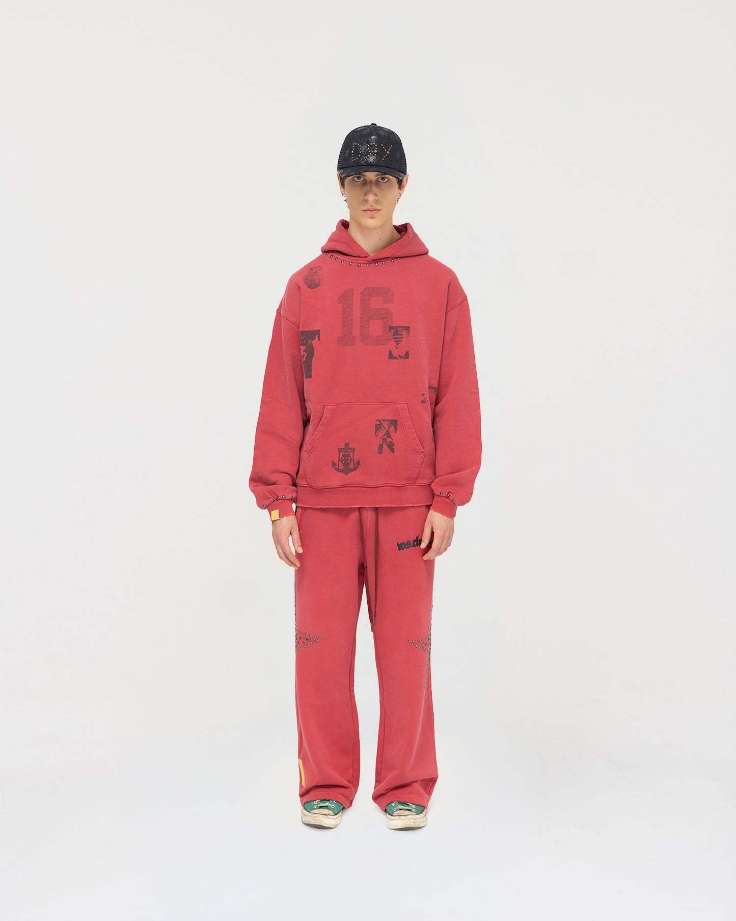 History Studded Hoodie