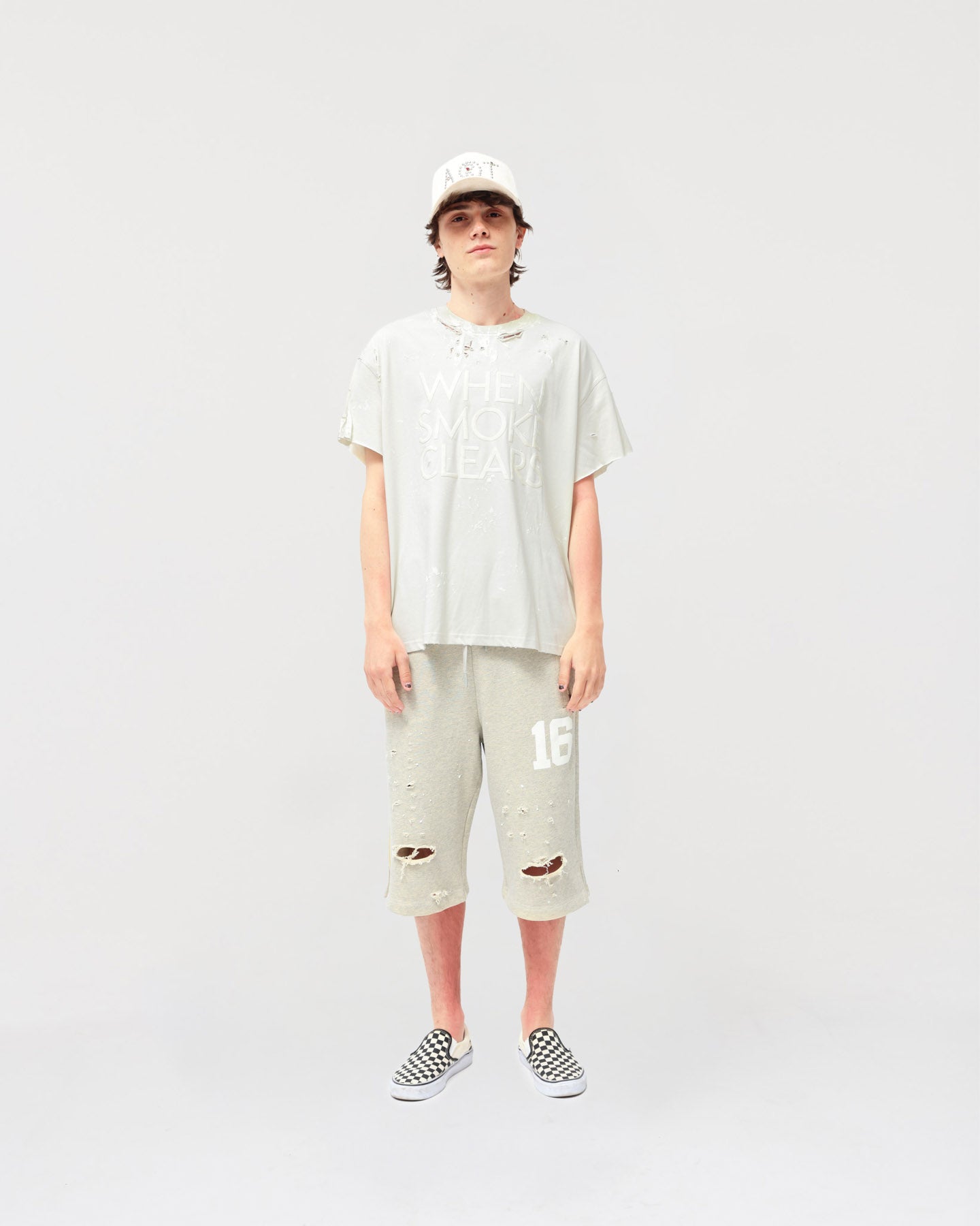 Thrashed Chainstitch Sweatshorts