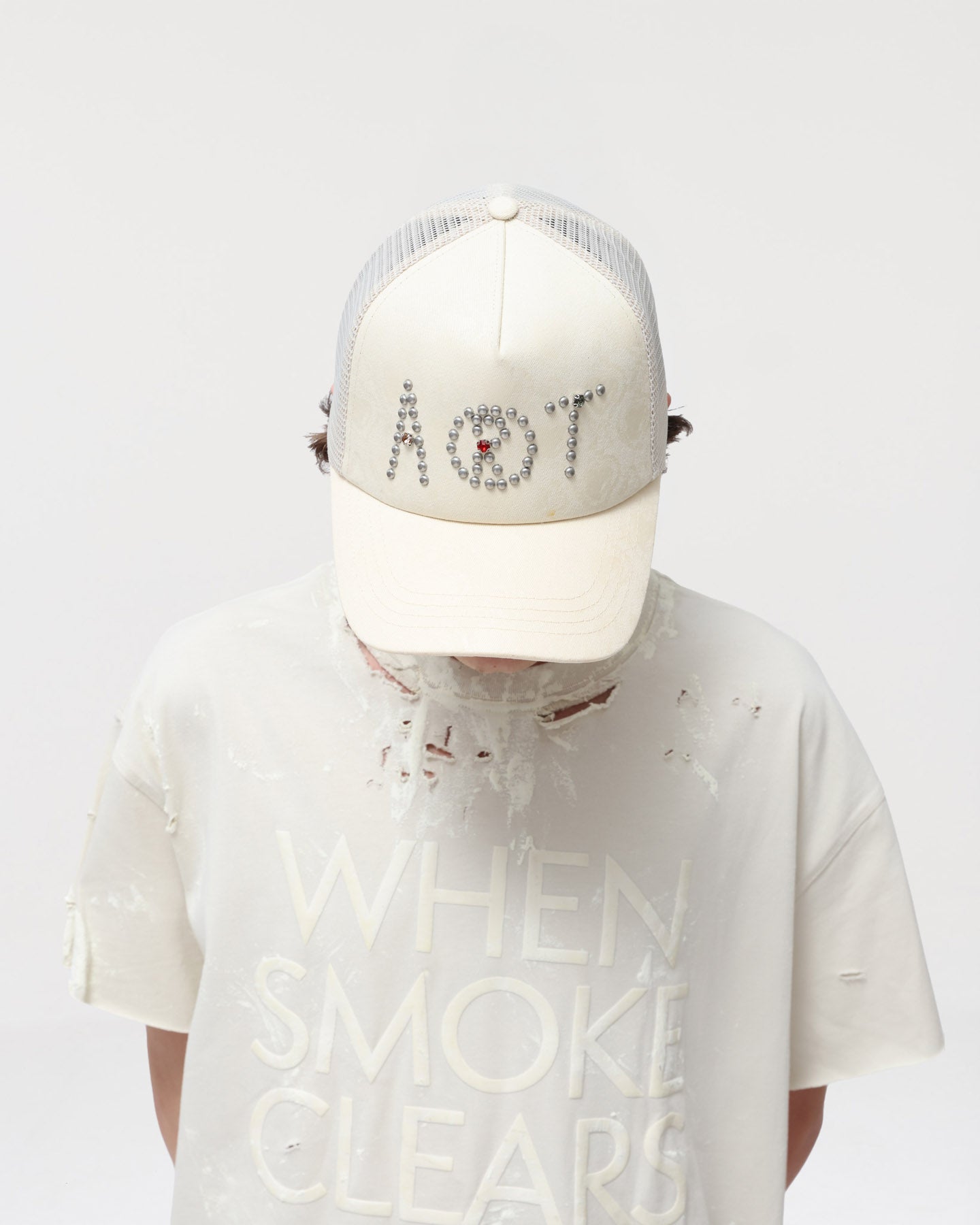 Art Studded Trucker