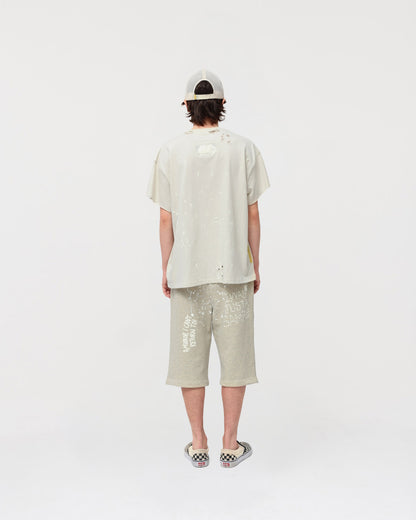 Thrashed Chainstitch Sweatshorts