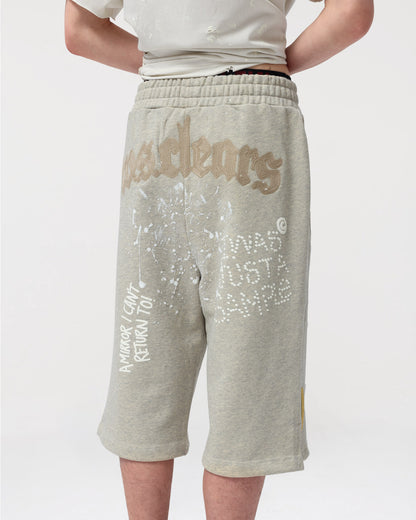 Thrashed Chainstitch Sweatshorts