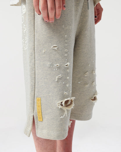 Thrashed Chainstitch Sweatshorts