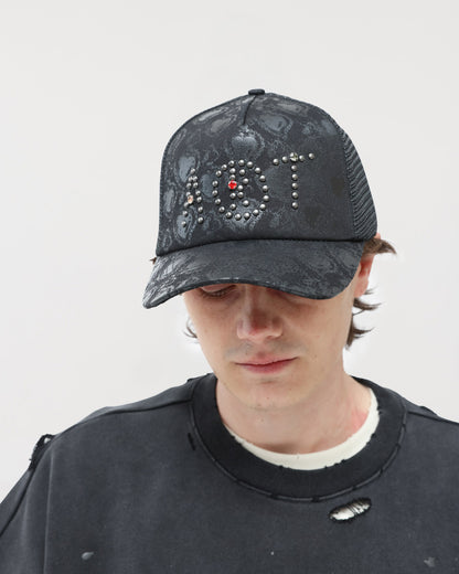 Art Studded Trucker