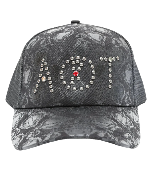 Art Studded Trucker