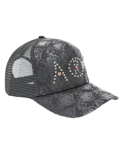 Art Studded Trucker