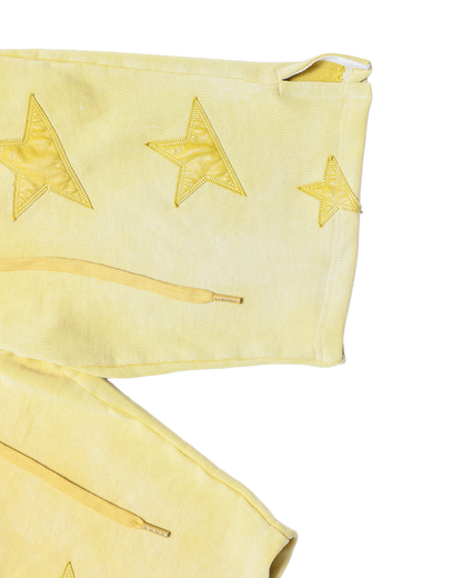 Star Leather Sweatshorts