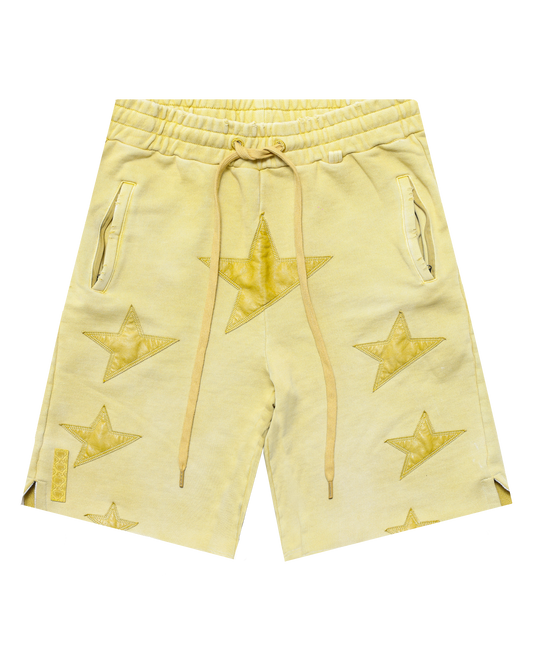 Star Leather Sweatshorts