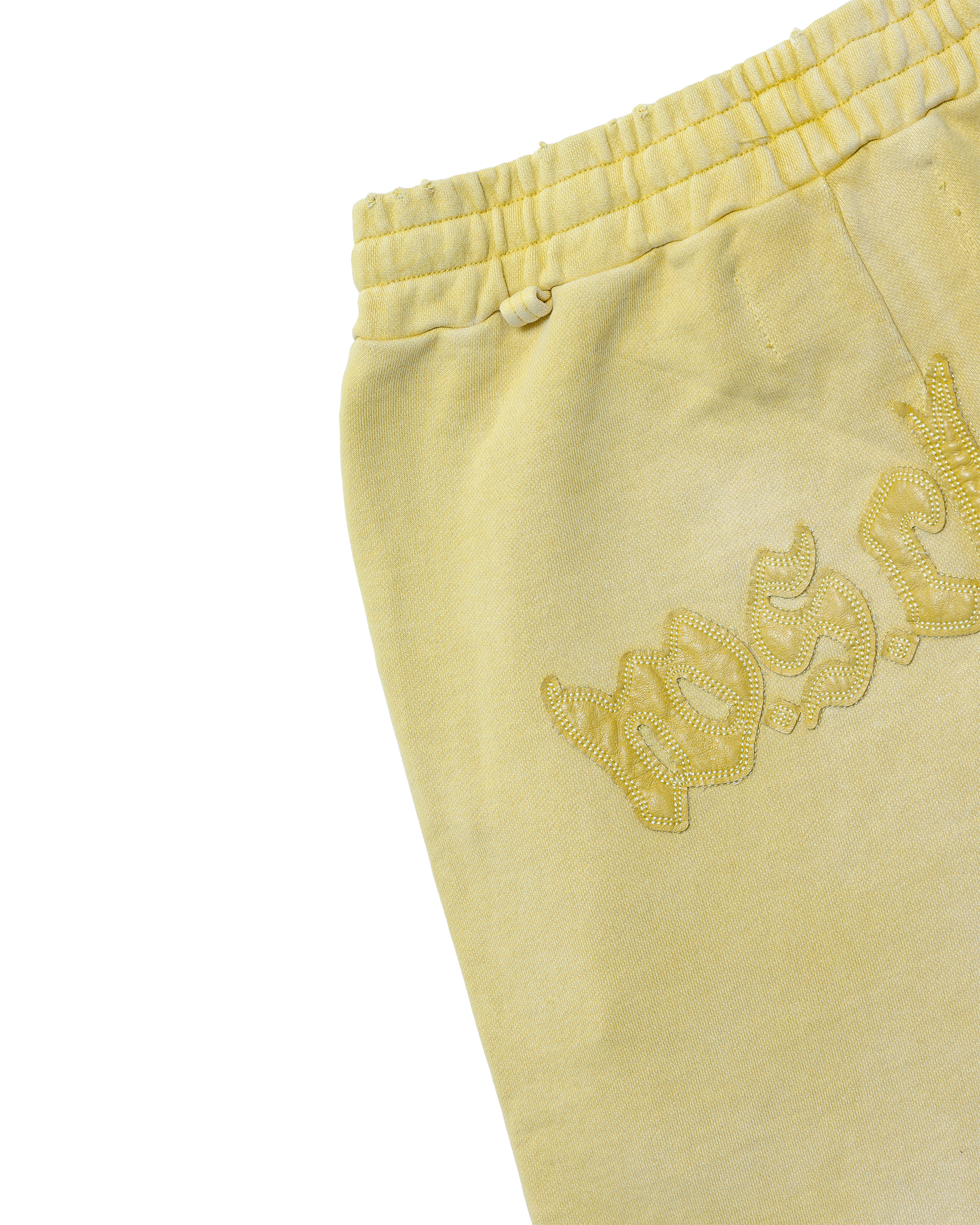 Star Leather Sweatshorts
