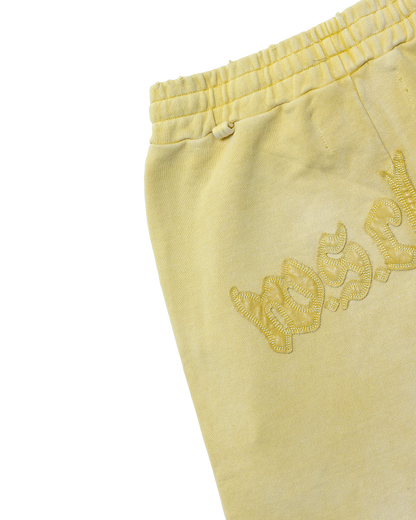 Star Leather Sweatshorts