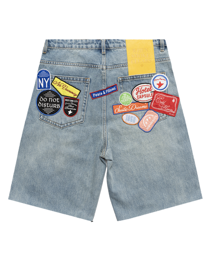 Travel Denim Shorts