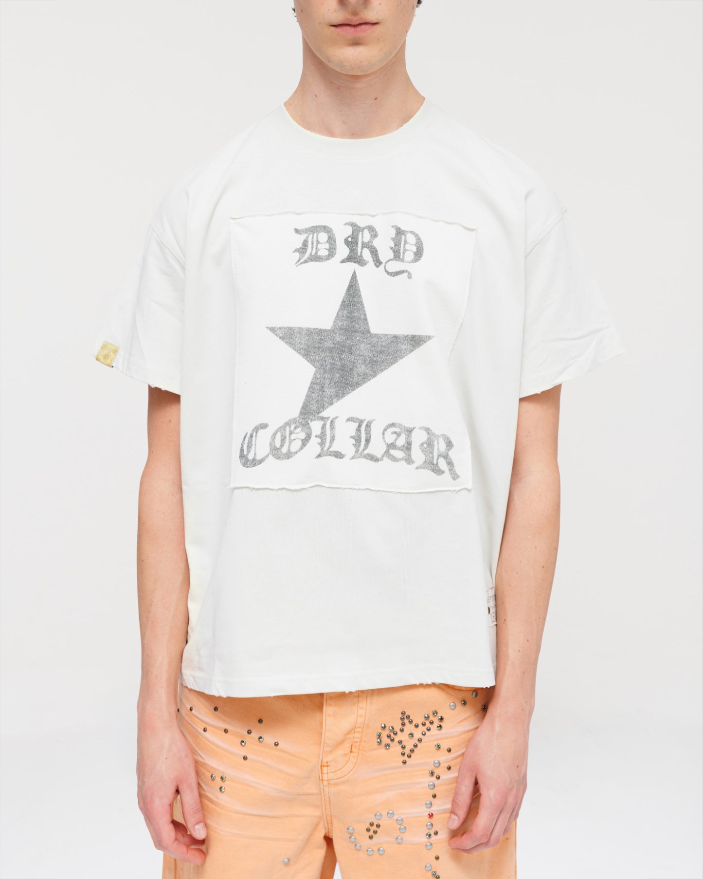 Dry Collar Patched Tee