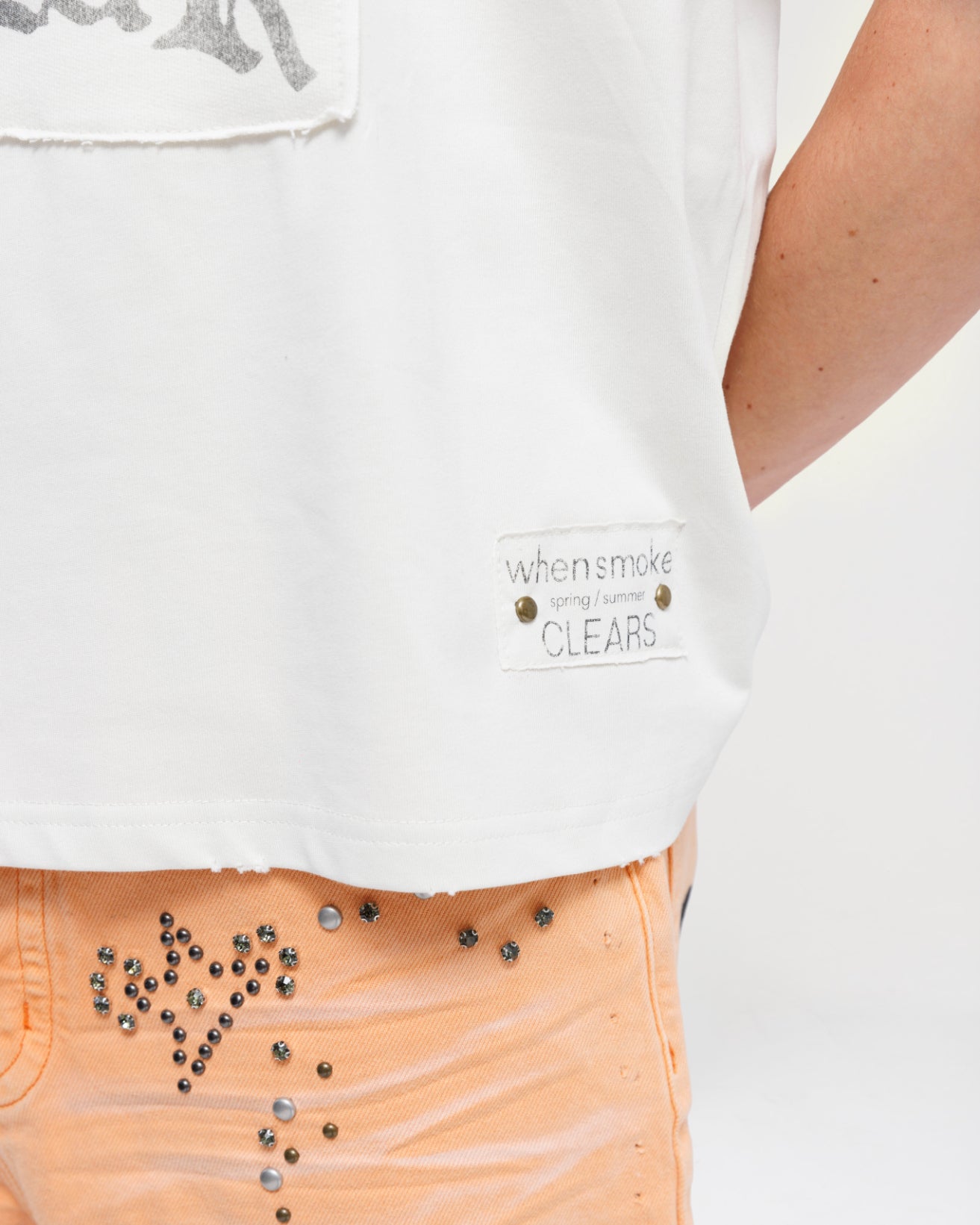 Dry Collar Patched Tee