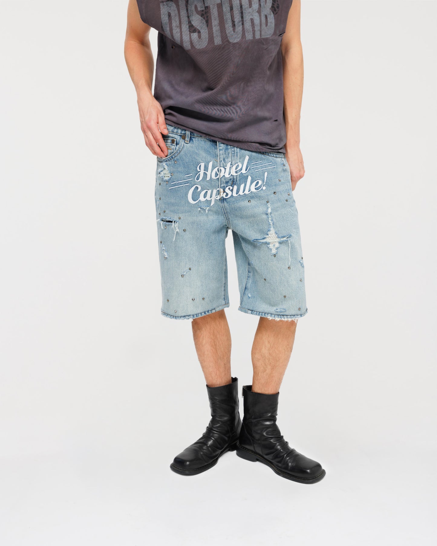 Travel Denim Shorts