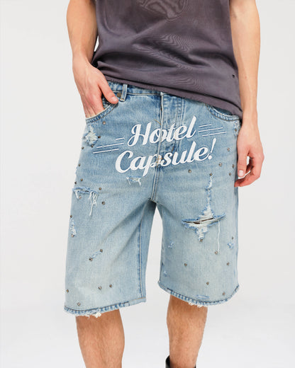 Travel Denim Shorts