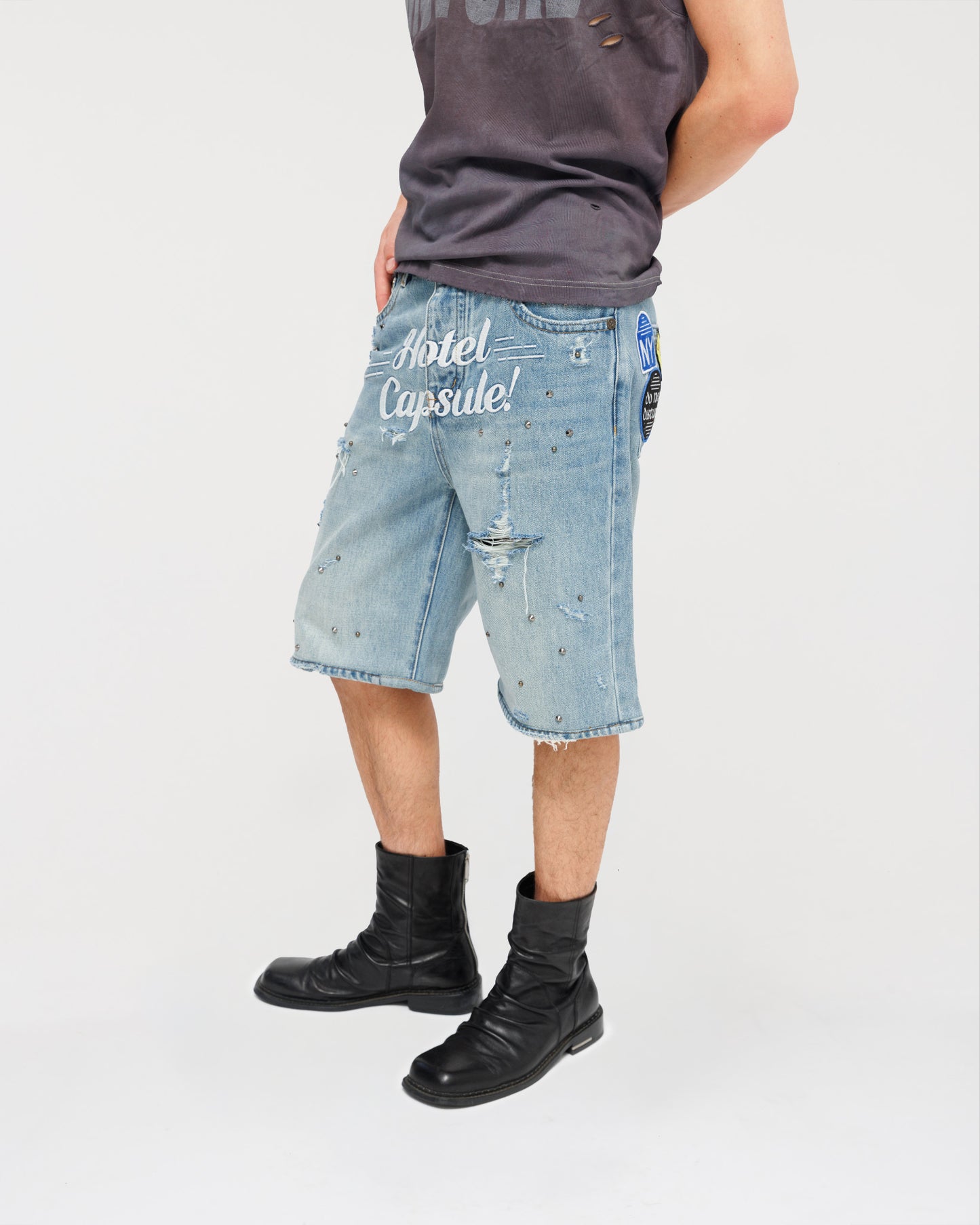 Travel Denim Shorts