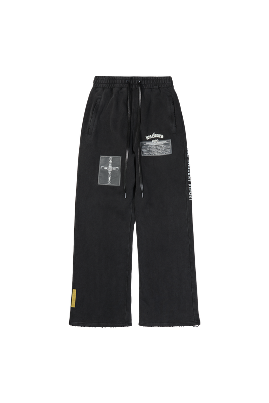 History Patched Sweatpants