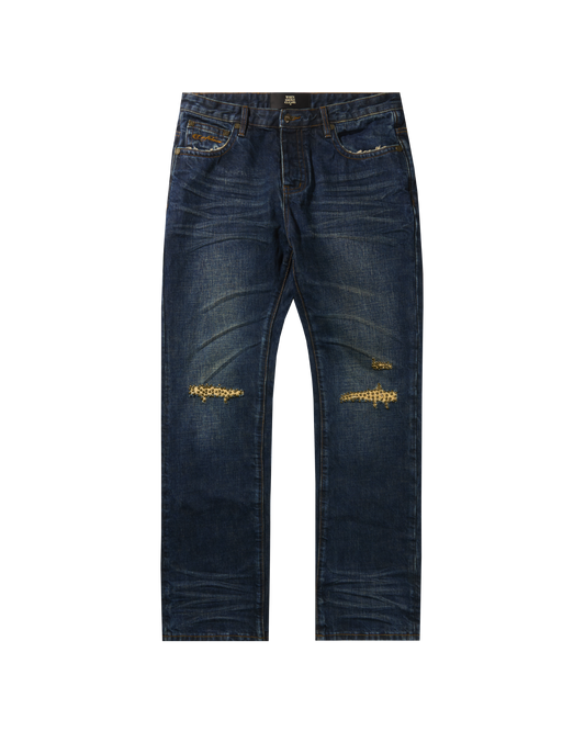 Knee Studded Denim