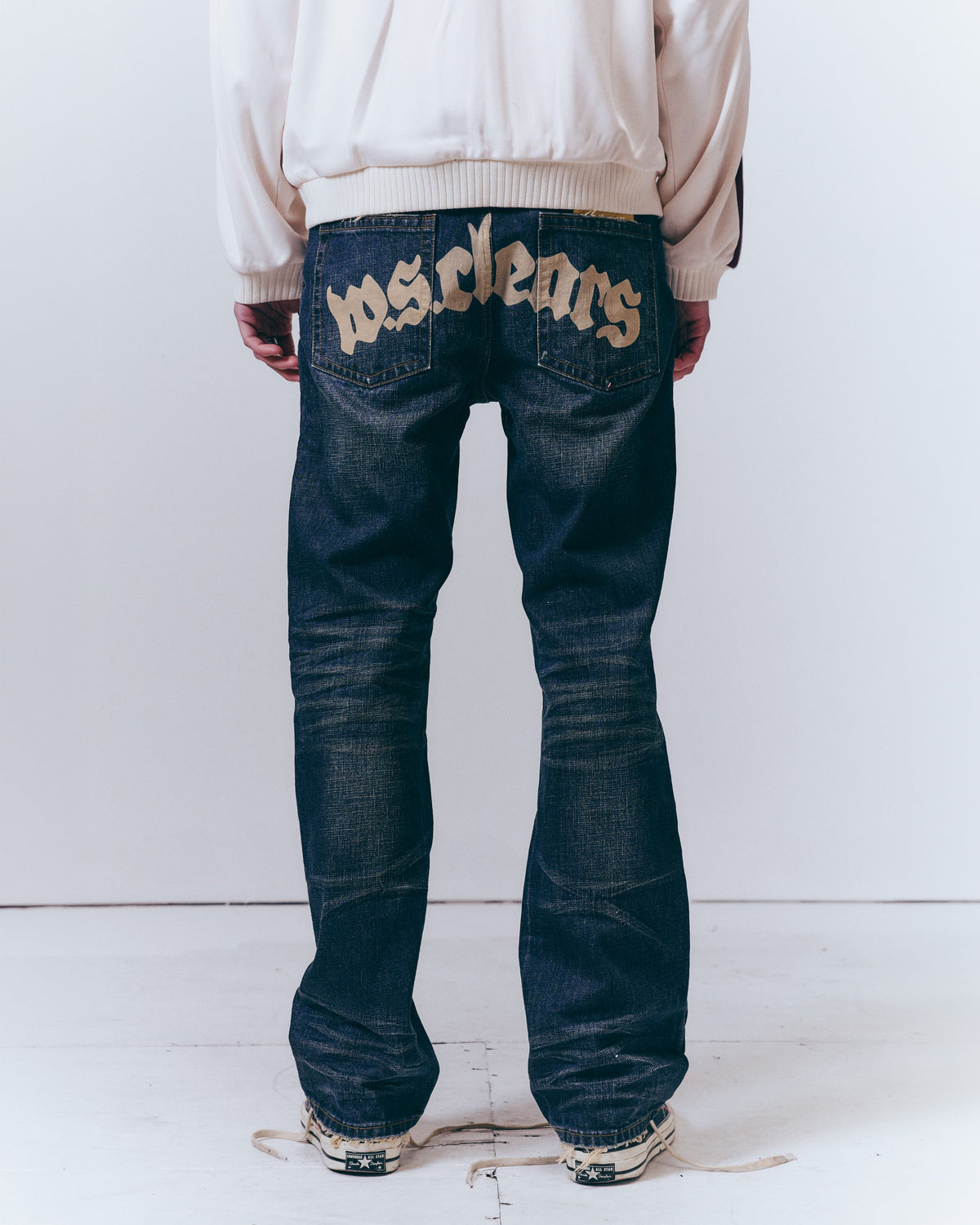 Knee Studded Denim