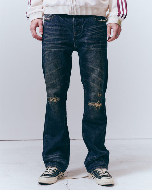 Knee Studded Denim