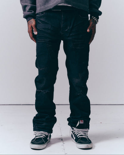 Repatched Denim