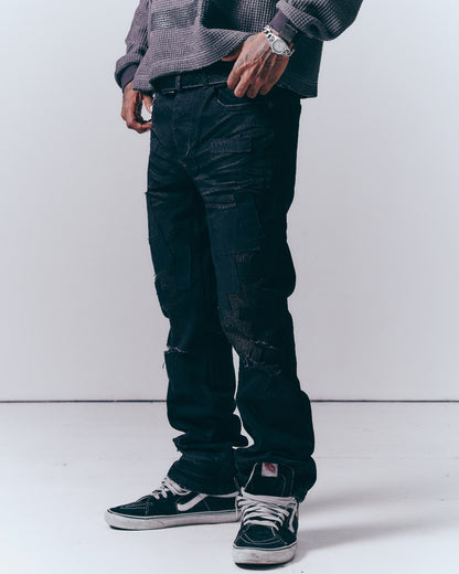 Repatched Denim