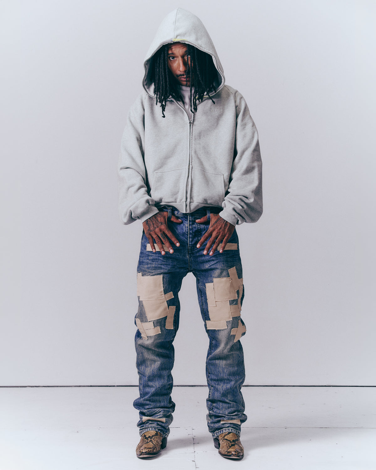 Repatched Denim