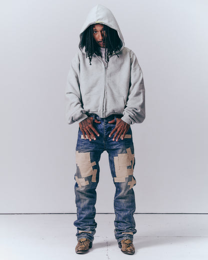 Repatched Denim