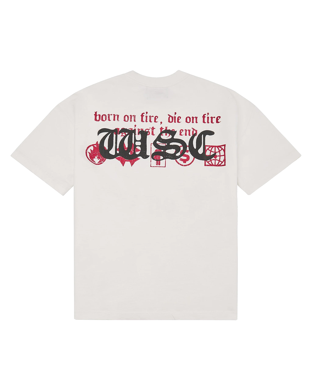 Born On Fire Rhinestone Tee