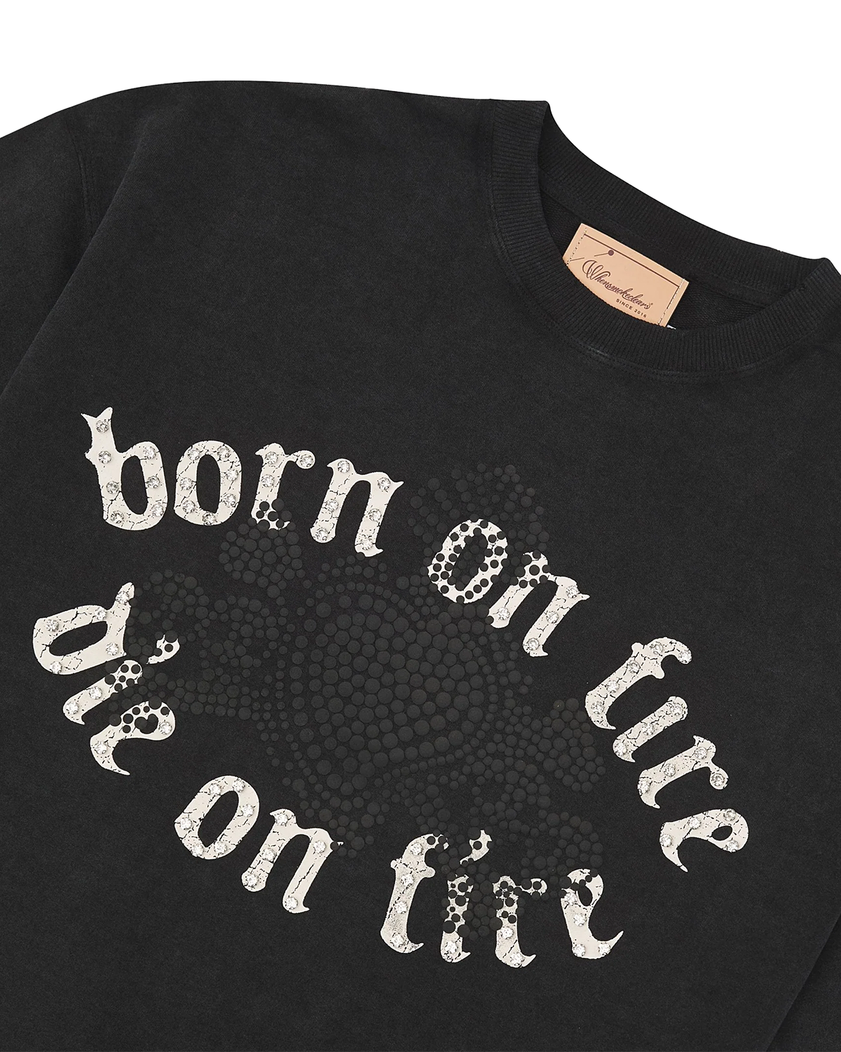 Born On Fire Rhinestone Tee