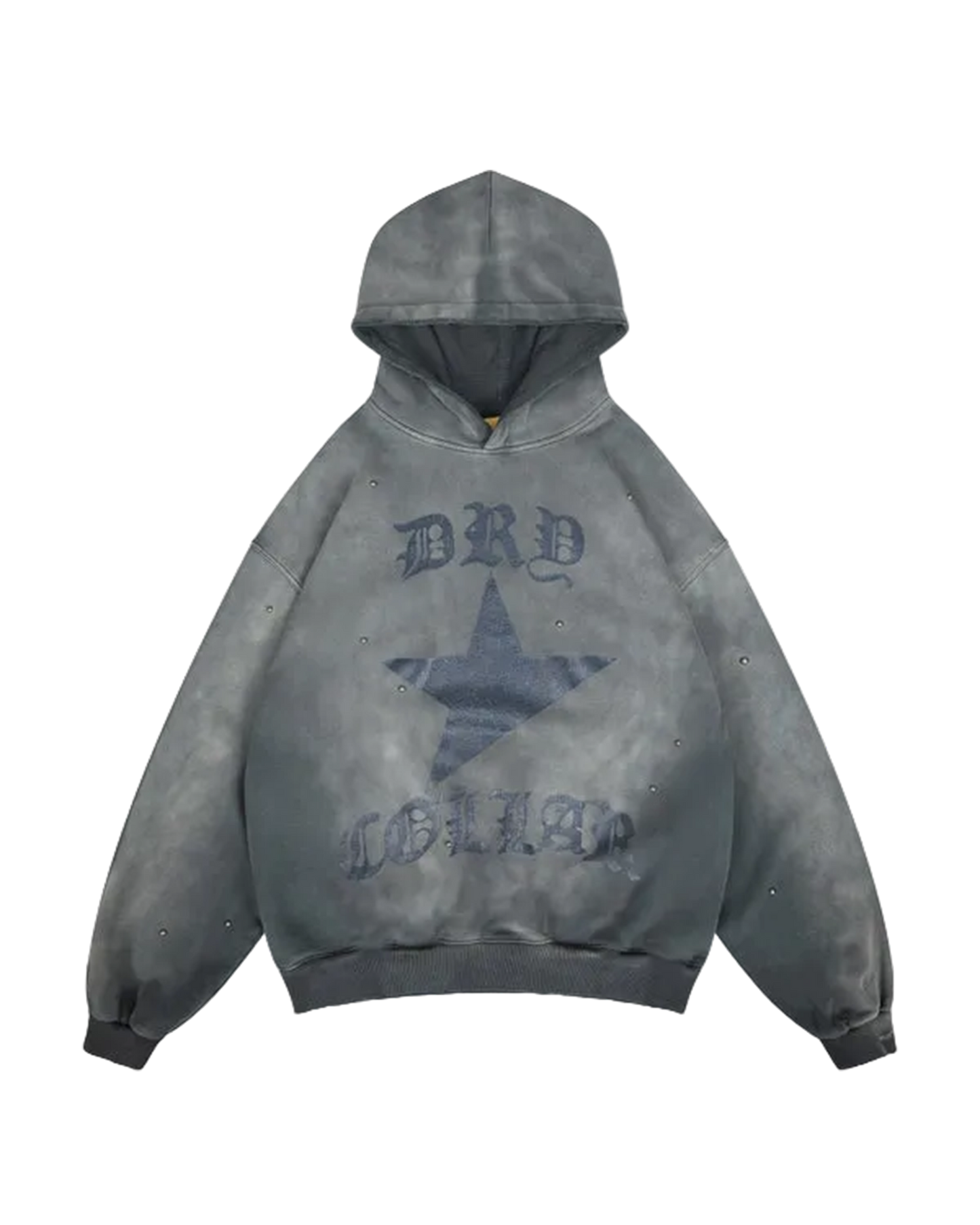 Dry Collar Studded Hoodie