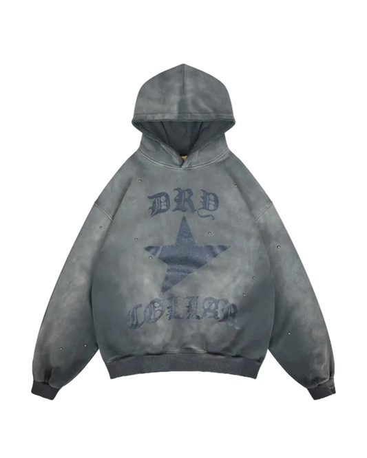 Dry Collar Studded Hoodie