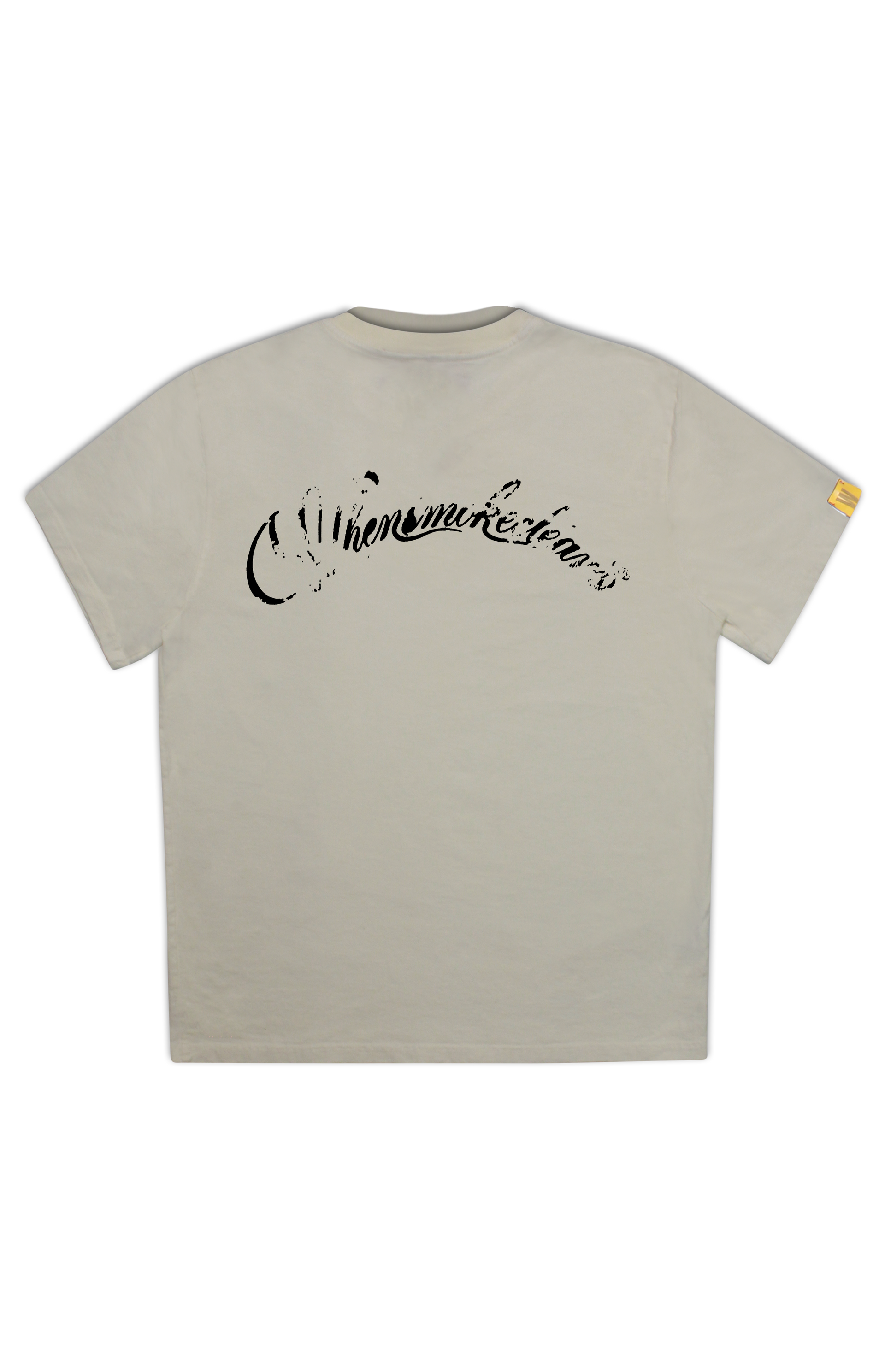 Distorted Script Tee – WHENSMOKECLEARS